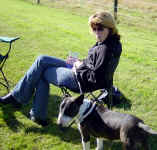 Linda and Holly at a show